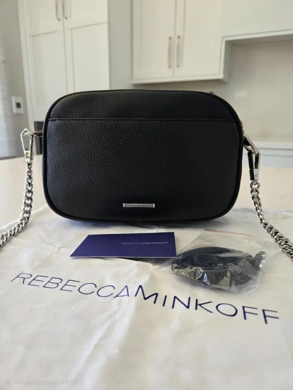 Rebecca Minkoff Blythe Crossbody Bag | Black Leather | Like New With Tags 🖤